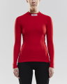 Craft Langarmshirt Progress CN Funktionsunterwäsche rot Damen